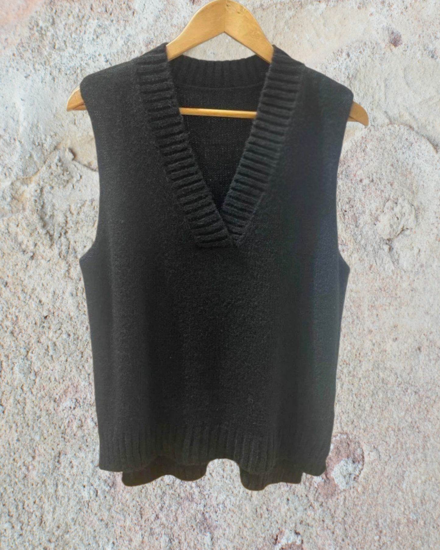 Pull Sans Manches Col V
