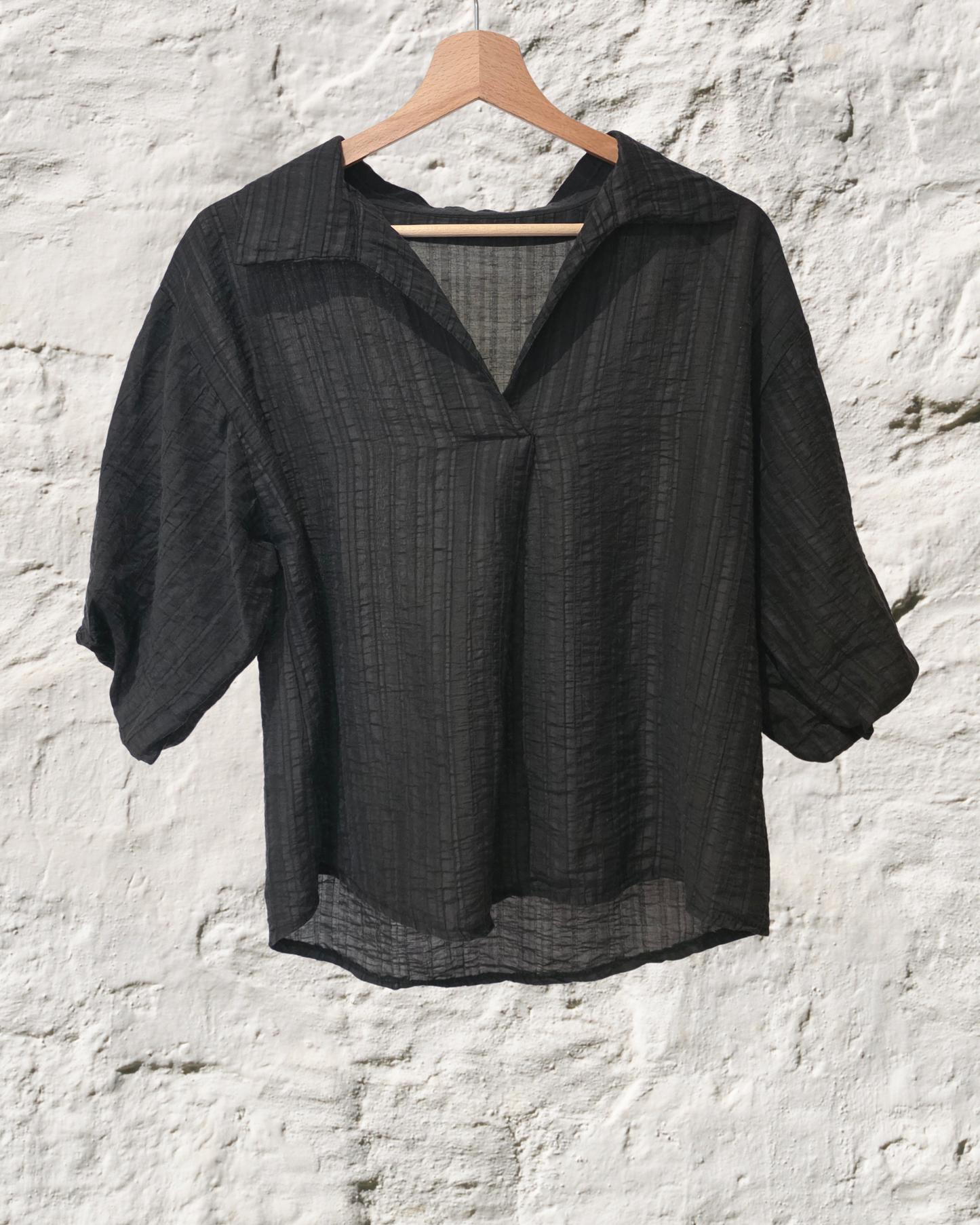 Blouse légère col chemise
