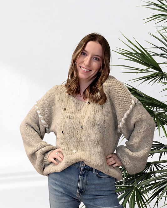 Pull Romy Beige