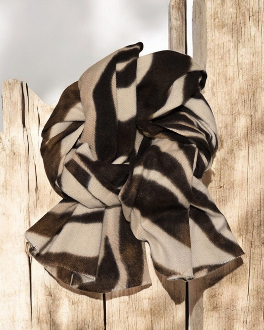Écharpe Douceur à Imprimé Zèbre
