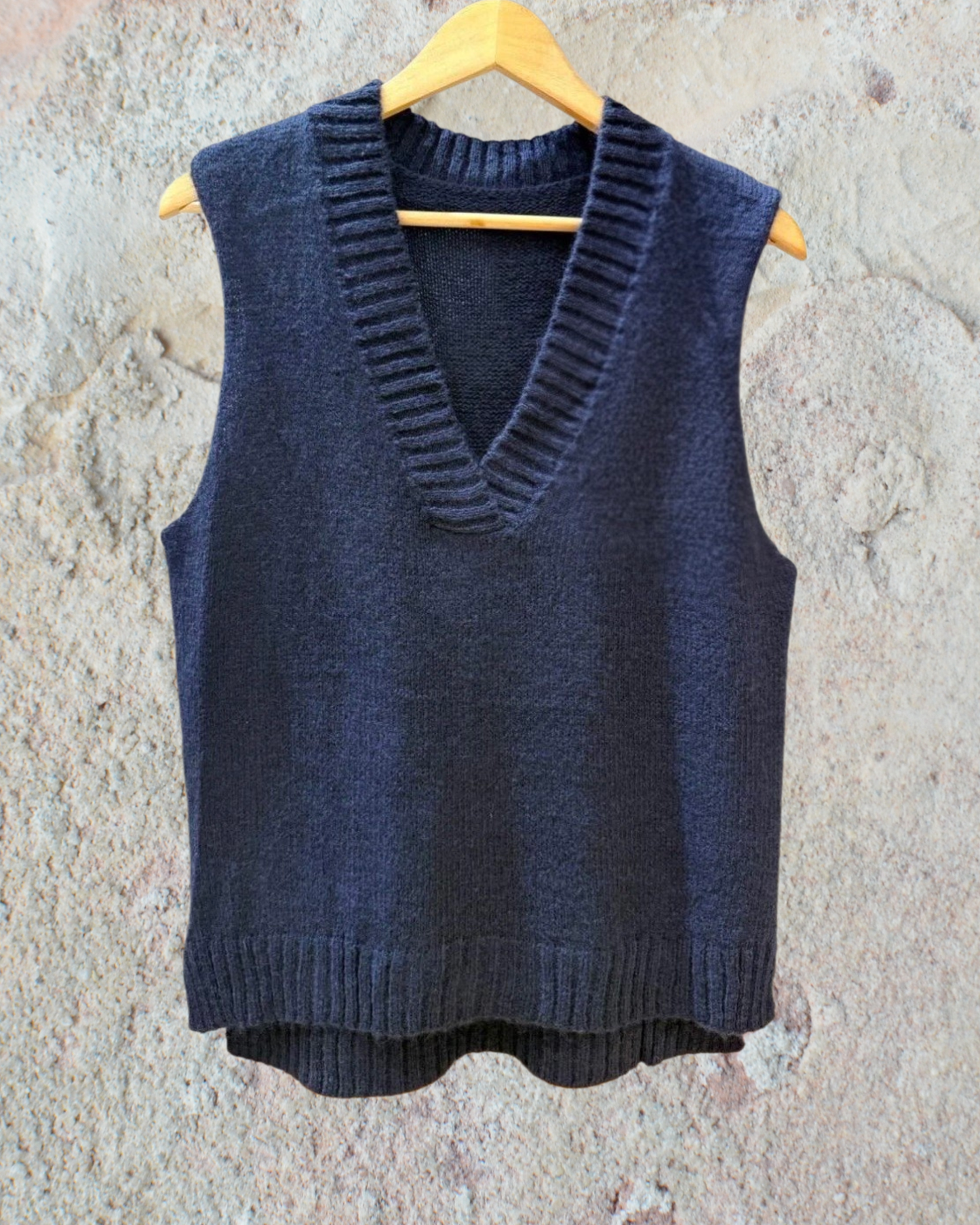 Pull Sans Manches Col V