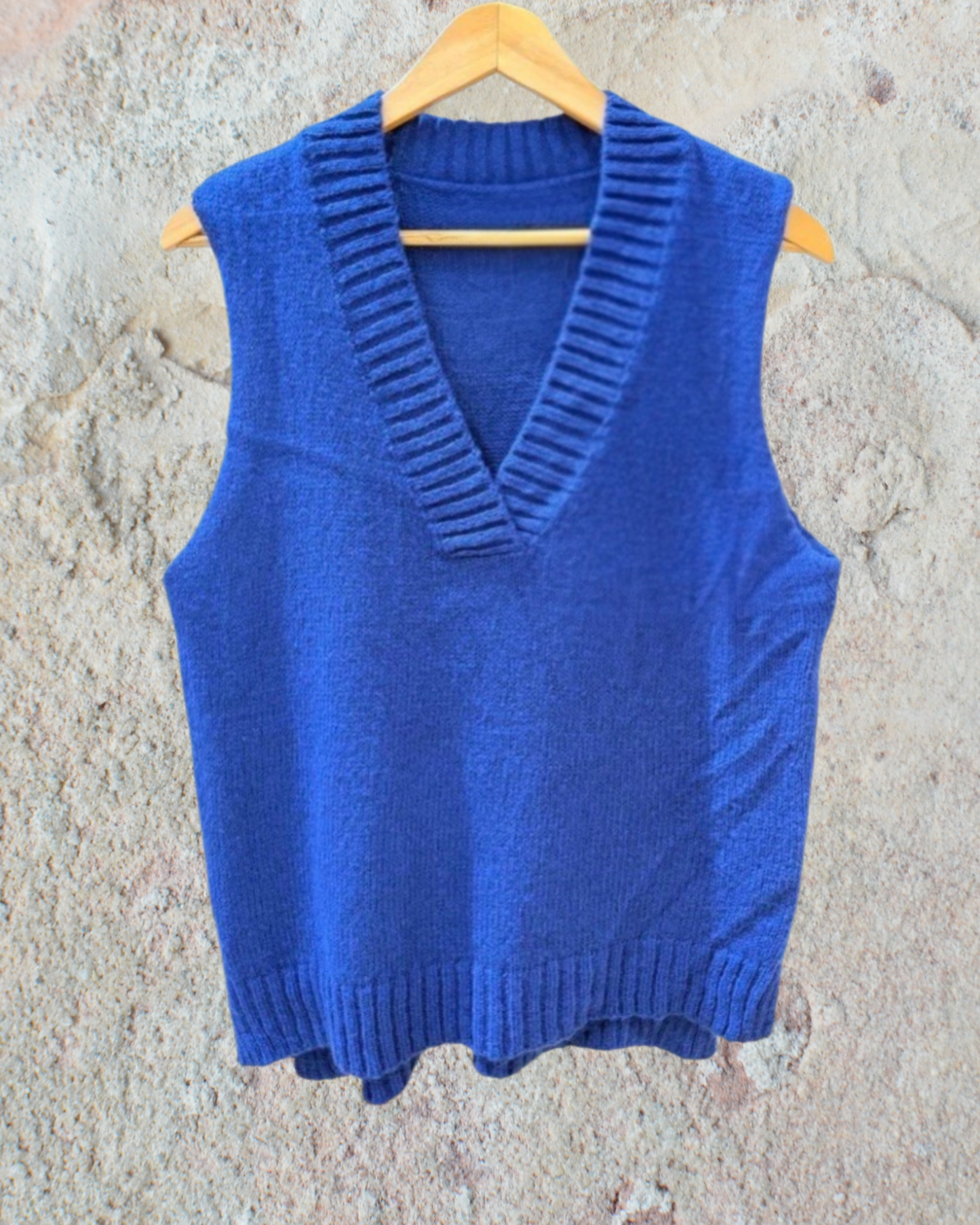 Pull Sans Manches Col V