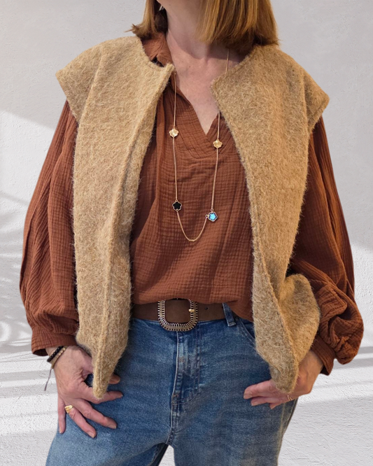 Gilet Naïa Camel