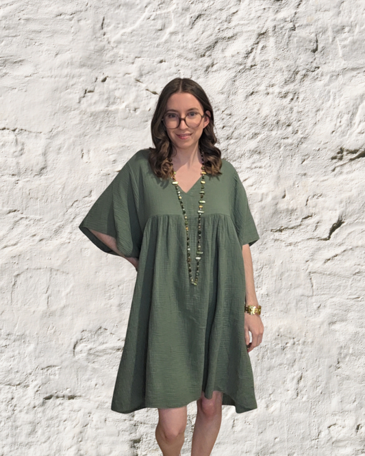 Robe en gaze de coton Lisa