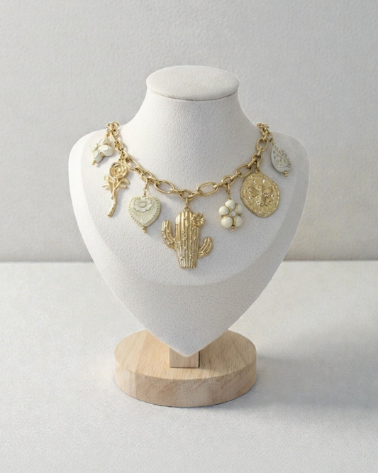 Collier charms Cactus 🌵