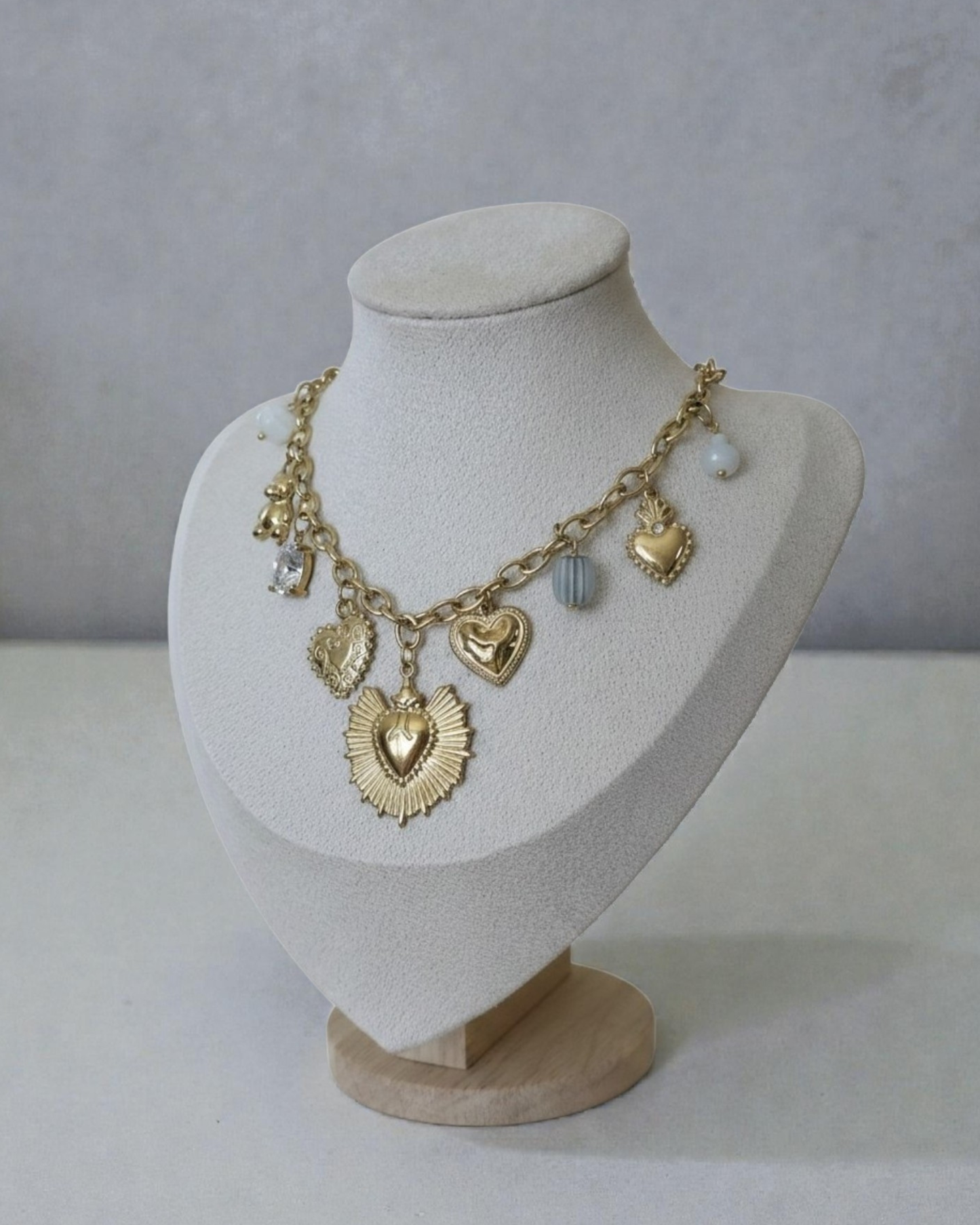 Collier charm doré