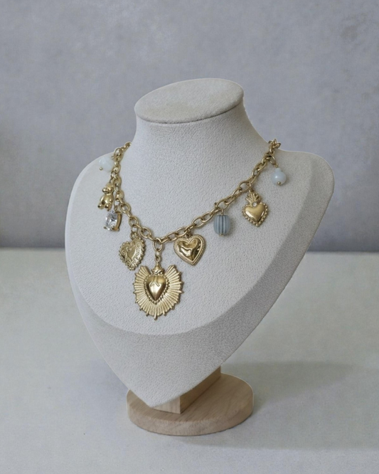 Collier charm doré