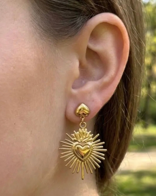 Boucles d'oreilles Sacré Coeur