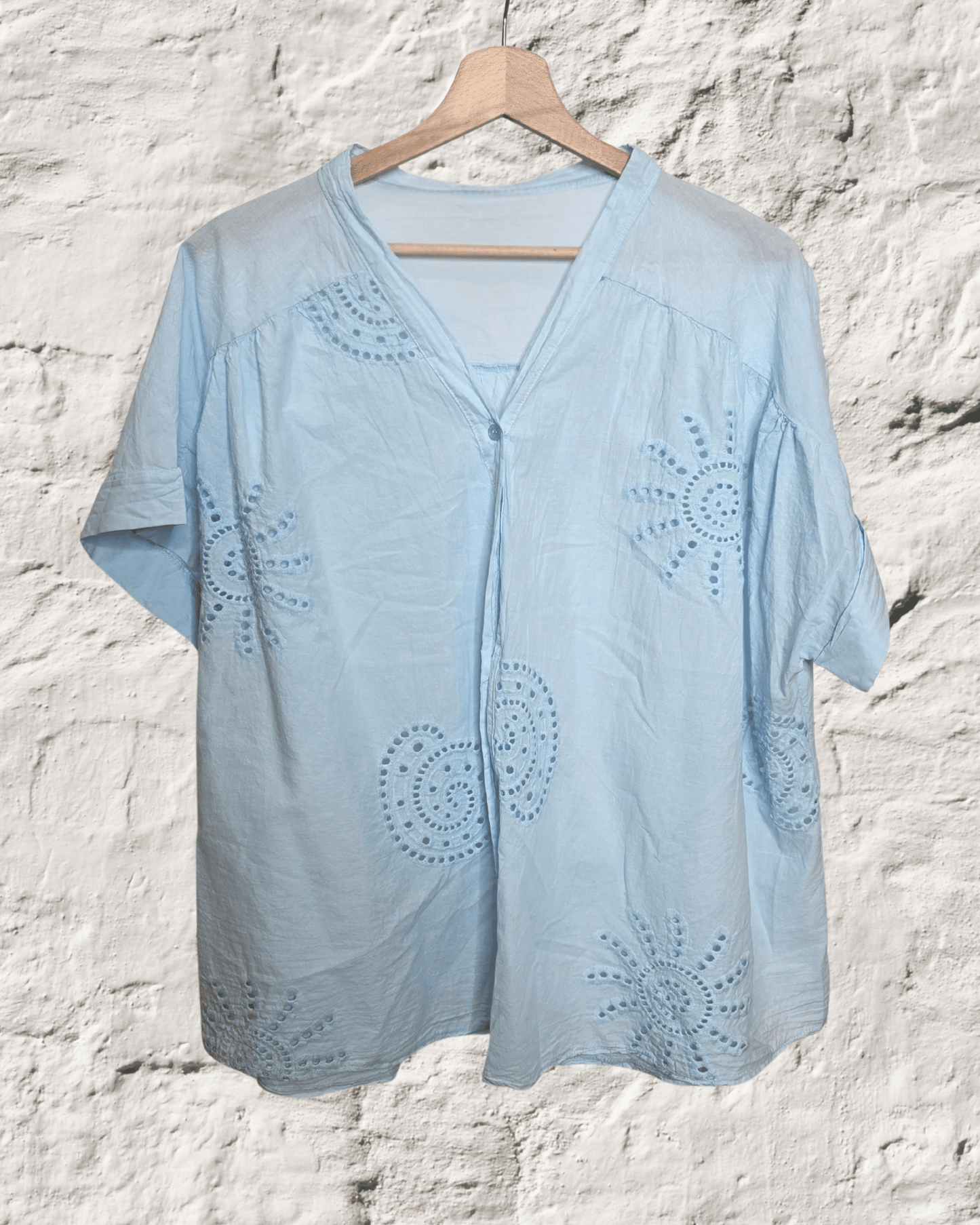 Chemise "Paula" en broderie Anglaise