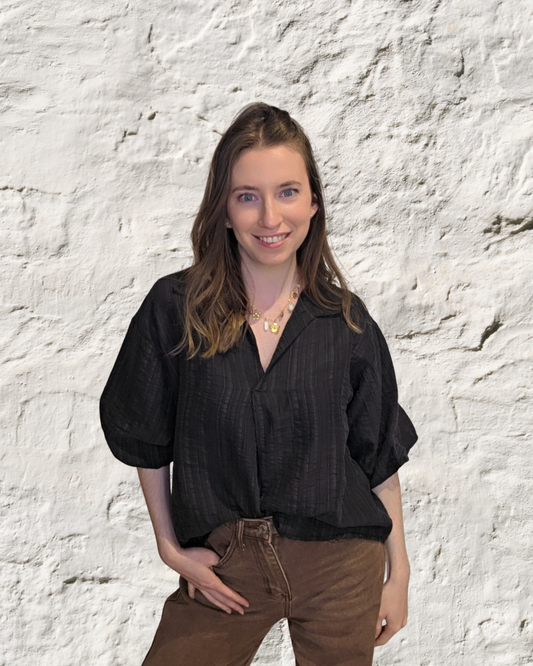 Blouse légère col chemise